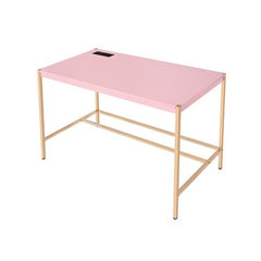 Midriaks Pink Writing Desk W/Usb - Ornate Home