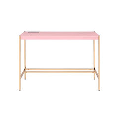 Midriaks Pink Writing Desk W/Usb - Ornate Home