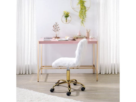 Midriaks Pink Writing Desk W/Usb - Ornate Home