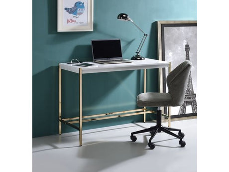 Midriaks White Writing Desk - Ornate Home