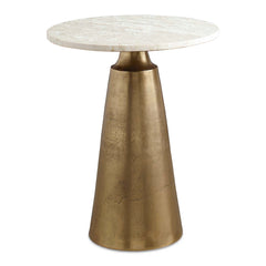 Midsummer Antique Brass Accent Table - Ornate Home