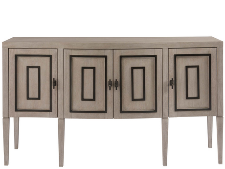 Midtown Beige/Matte Black Sideboard - Ornate Home