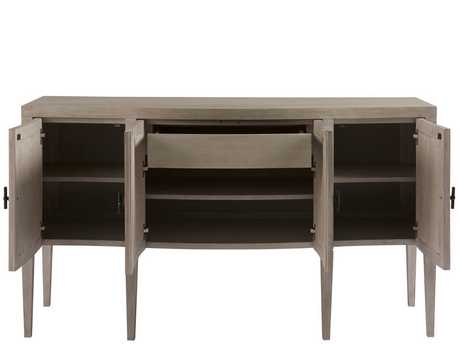 Midtown Beige/Matte Black Sideboard - Ornate Home