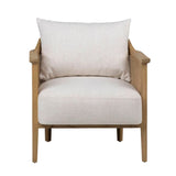 Miera Natural/Off White Occasional Chair - Ornate Home