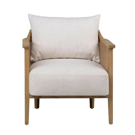 Miera Natural/Off White Occasional Chair - Ornate Home