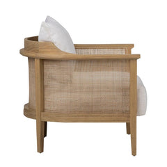 Miera Natural/Off White Occasional Chair - Ornate Home