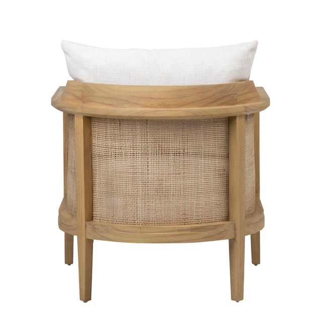 Miera Natural/Off White Occasional Chair - Ornate Home