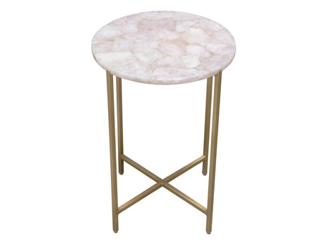 Mika Rose Round Accent Table - Ornate Home