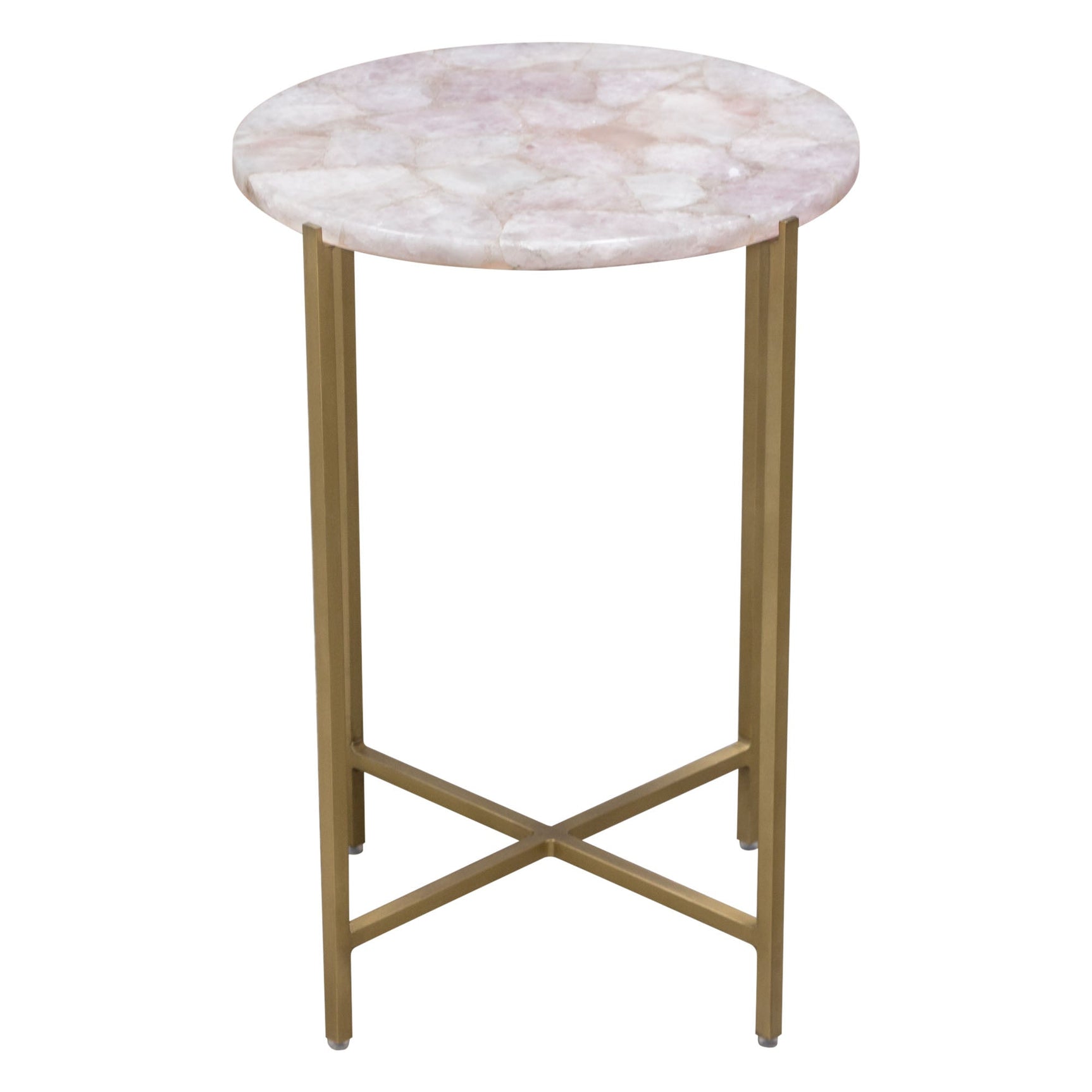 Mika Rose Round Accent Table - Ornate Home