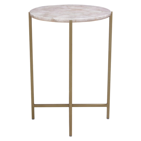 Mika Rose Round Accent Table - Ornate Home