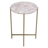 Mika Rose Round Accent Table - Ornate Home