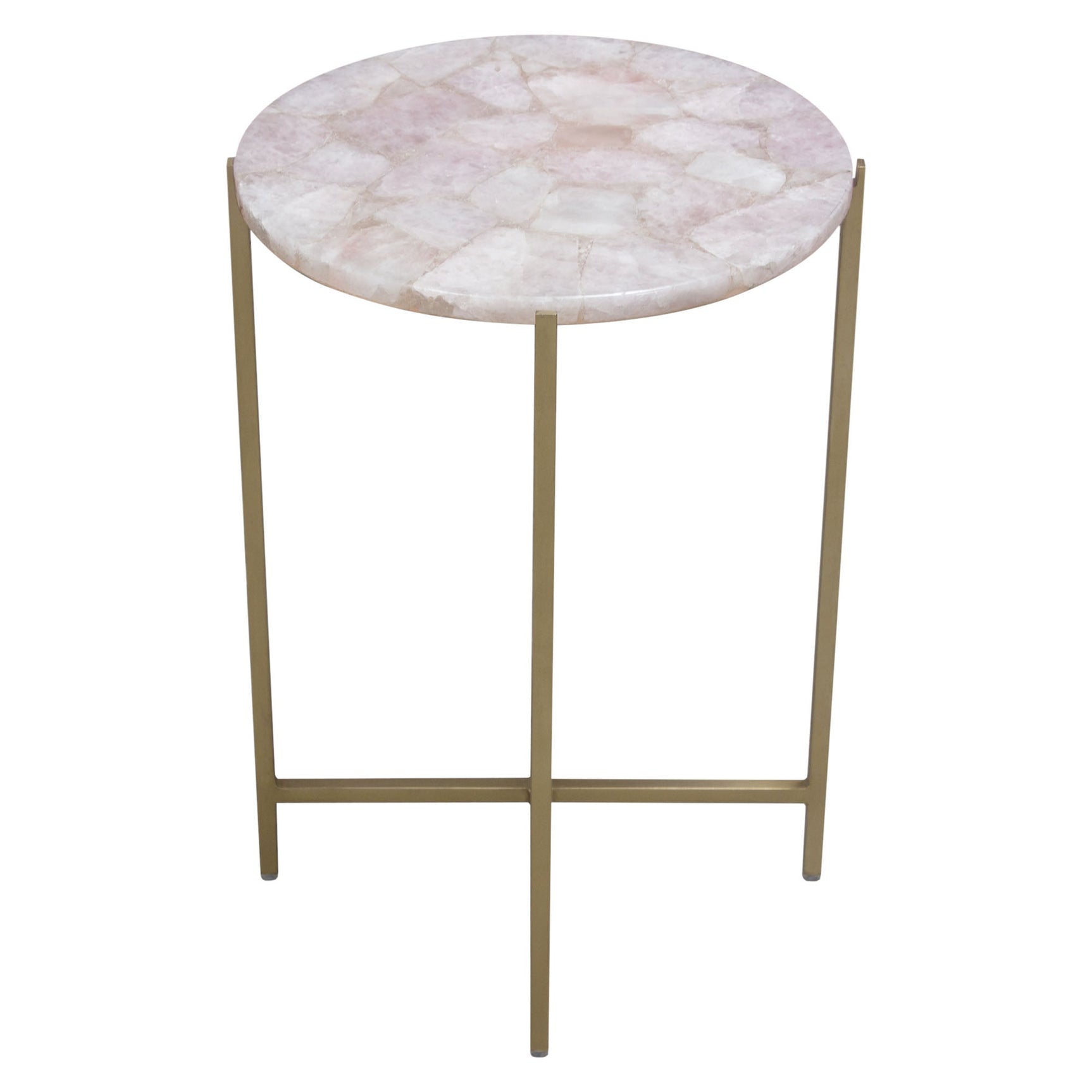 Mika Rose Round Accent Table - Ornate Home