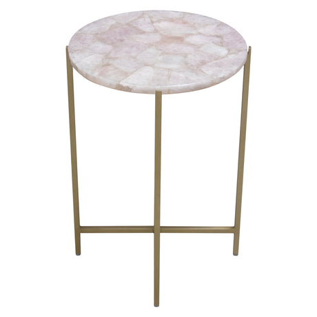 Mika Rose Round Accent Table - Ornate Home