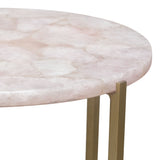 Mika Rose Round Accent Table - Ornate Home