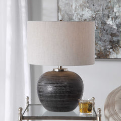 Mikkel Charcoal Table Lamp - Ornate Home