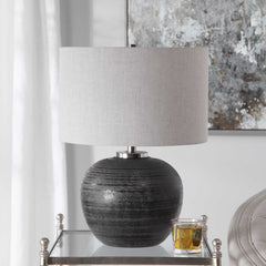 Mikkel Charcoal Table Lamp - Ornate Home