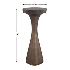 Miko Bronze Indoor-Outdoor Drink Table - Ornate Home