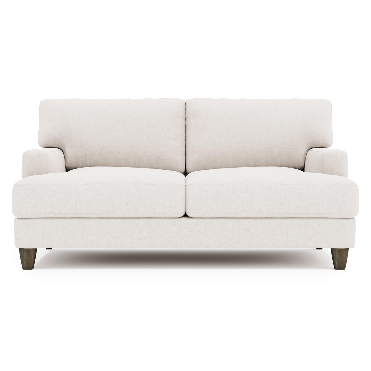 Mila Aged Grey Loveseat Without Pillows - Ornate Home