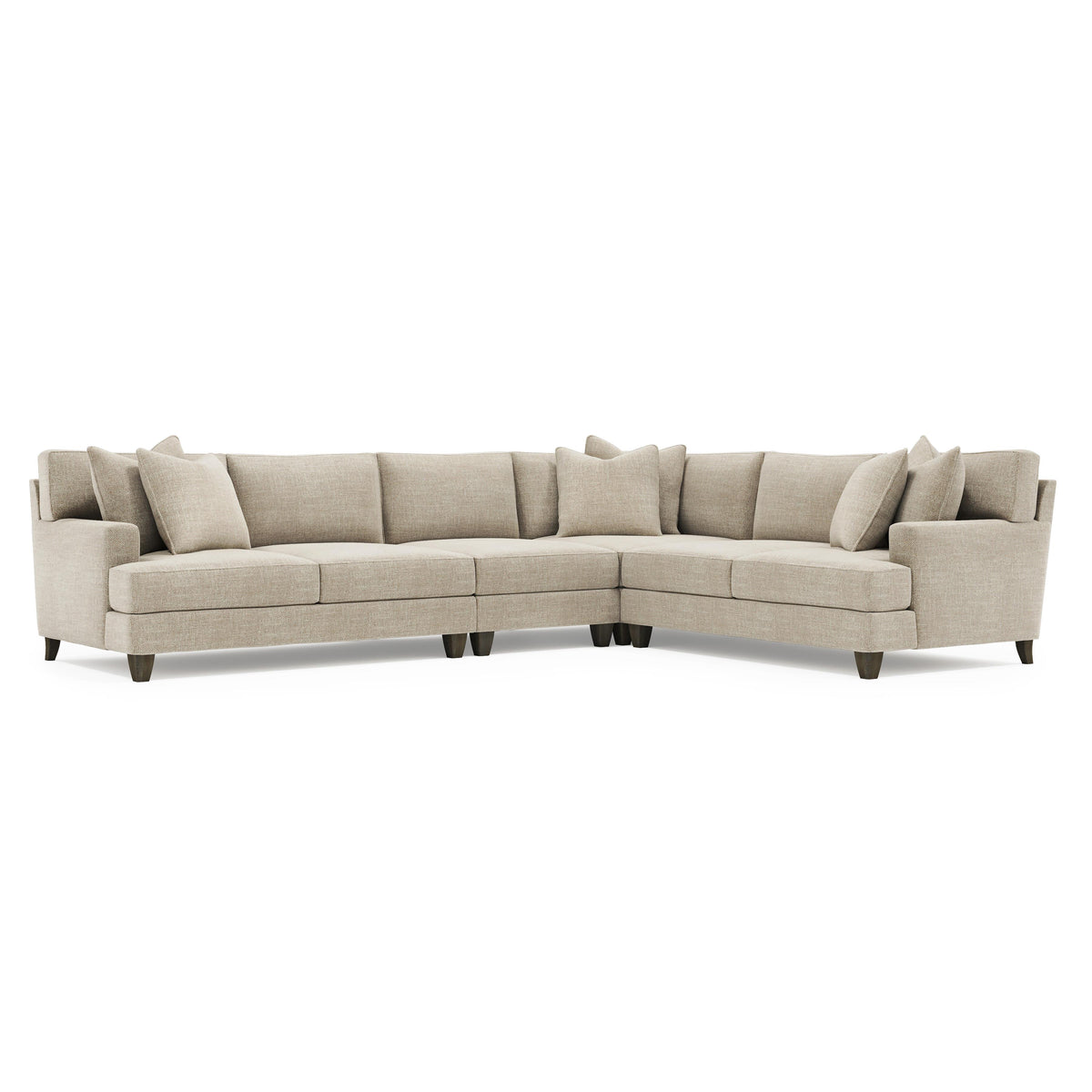 Mila Aged Grey Sectional - Ornate Home