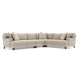Mila Aged Grey Sectional - Ornate Home