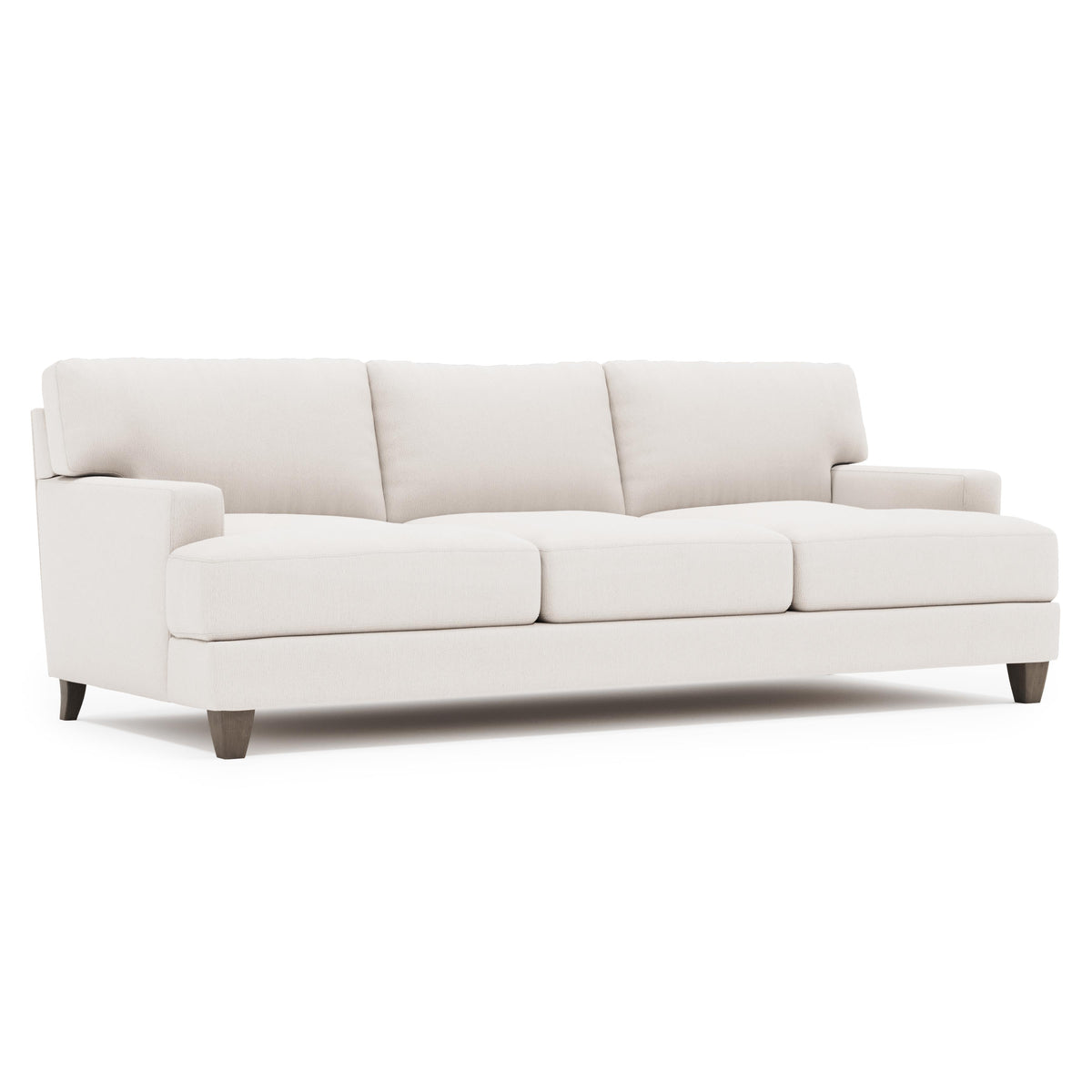 Mila Aged Grey Sofa Without Pillows - Ornate Home