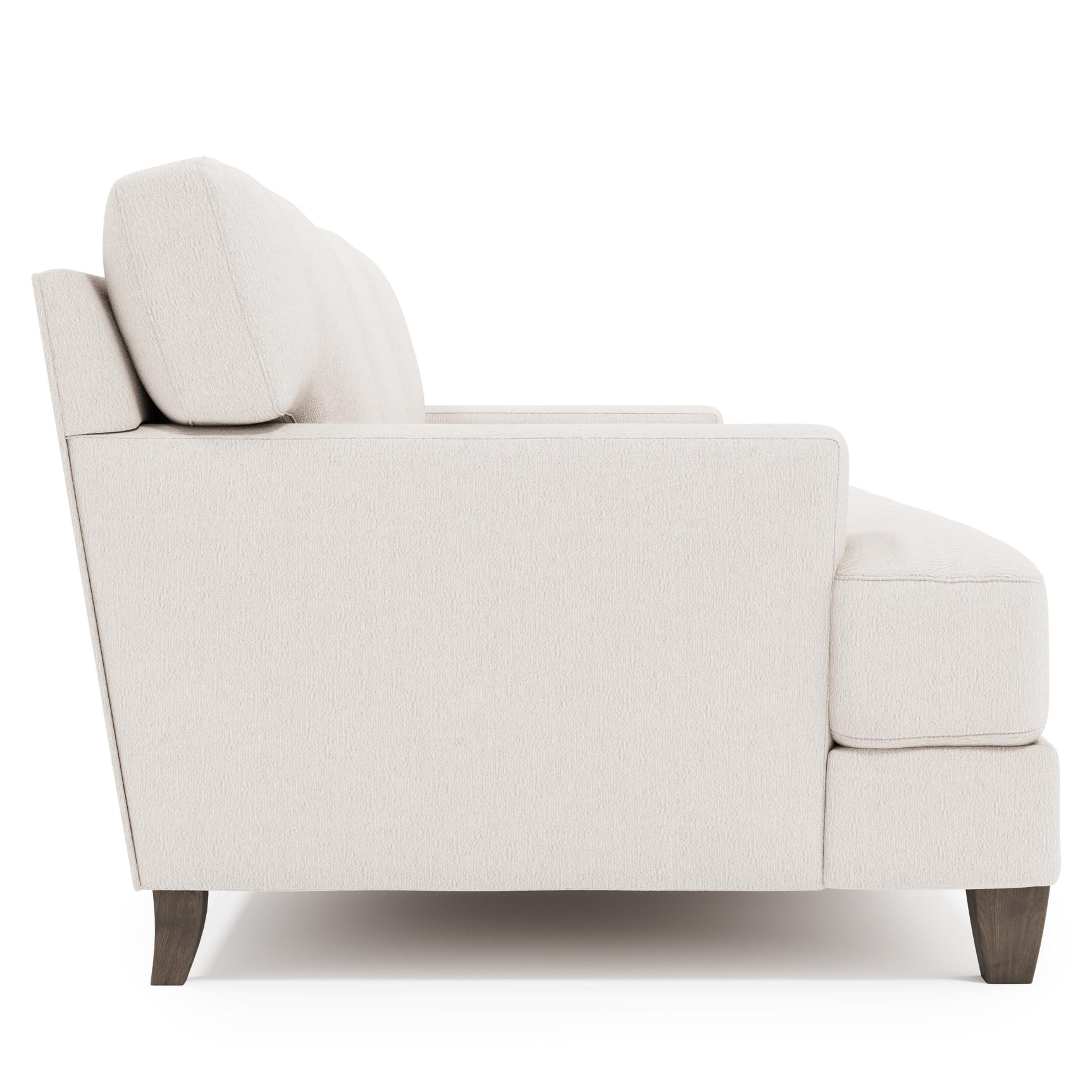 Mila Aged Grey Sofa Without Pillows - Ornate Home