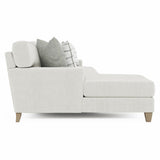 Mila Beige/Tan 3-Piece Fabric Sectional with Left Chaise - Ornate Home