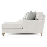 Mila Beige/Tan 3-Piece Fabric Sectional with Right Chaise - Ornate Home