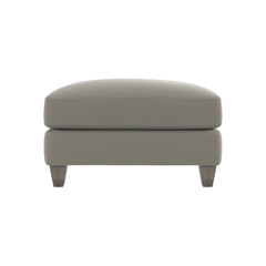 Mila Beige/Tan Fabric Ottoman - Ornate Home