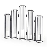 Mila Black Metal and Glass Decorative Accent - Ornate Home