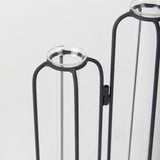 Mila Black Metal and Glass Decorative Accent - Ornate Home