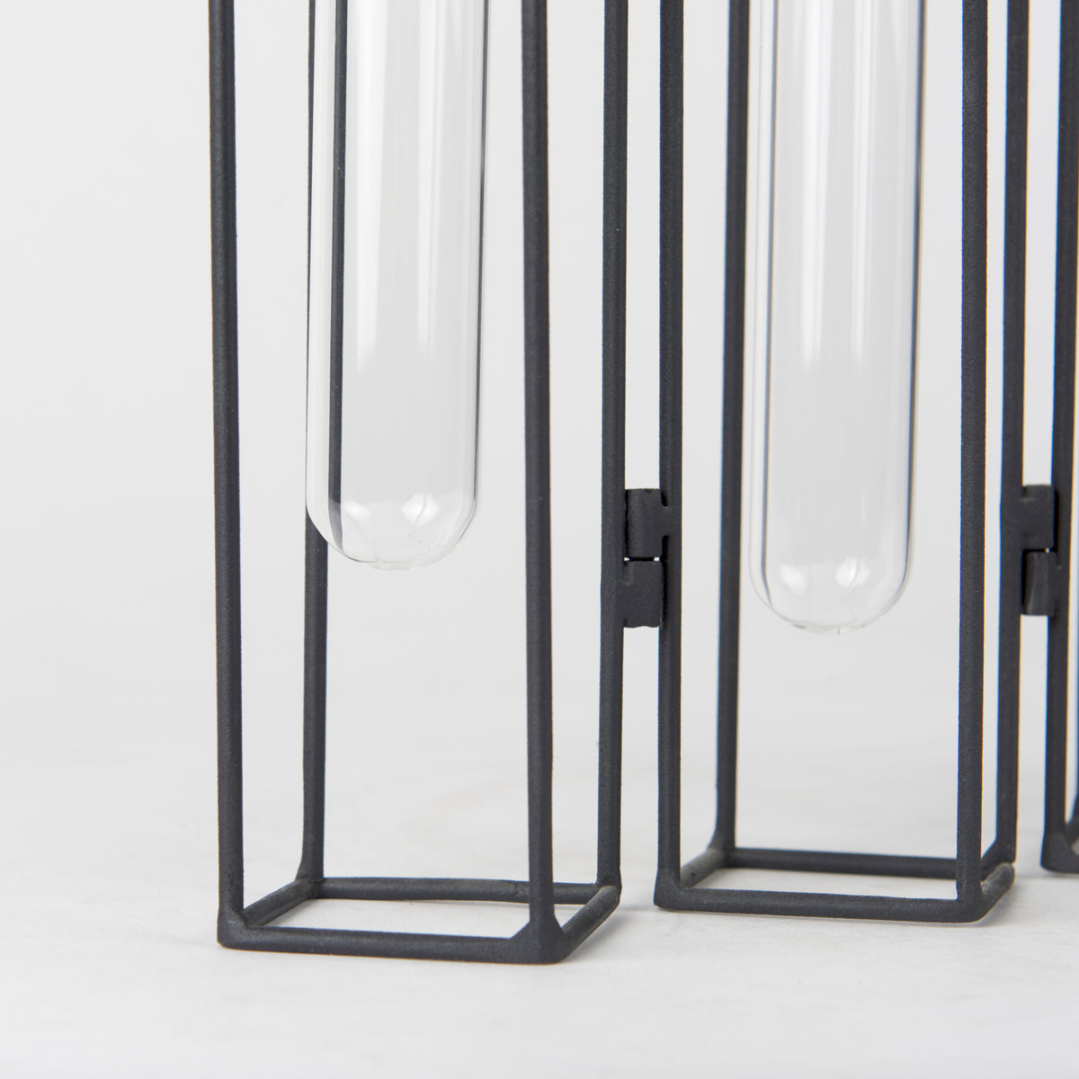 Mila Black Metal and Glass Decorative Accent - Ornate Home