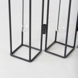 Mila Black Metal and Glass Decorative Accent - Ornate Home
