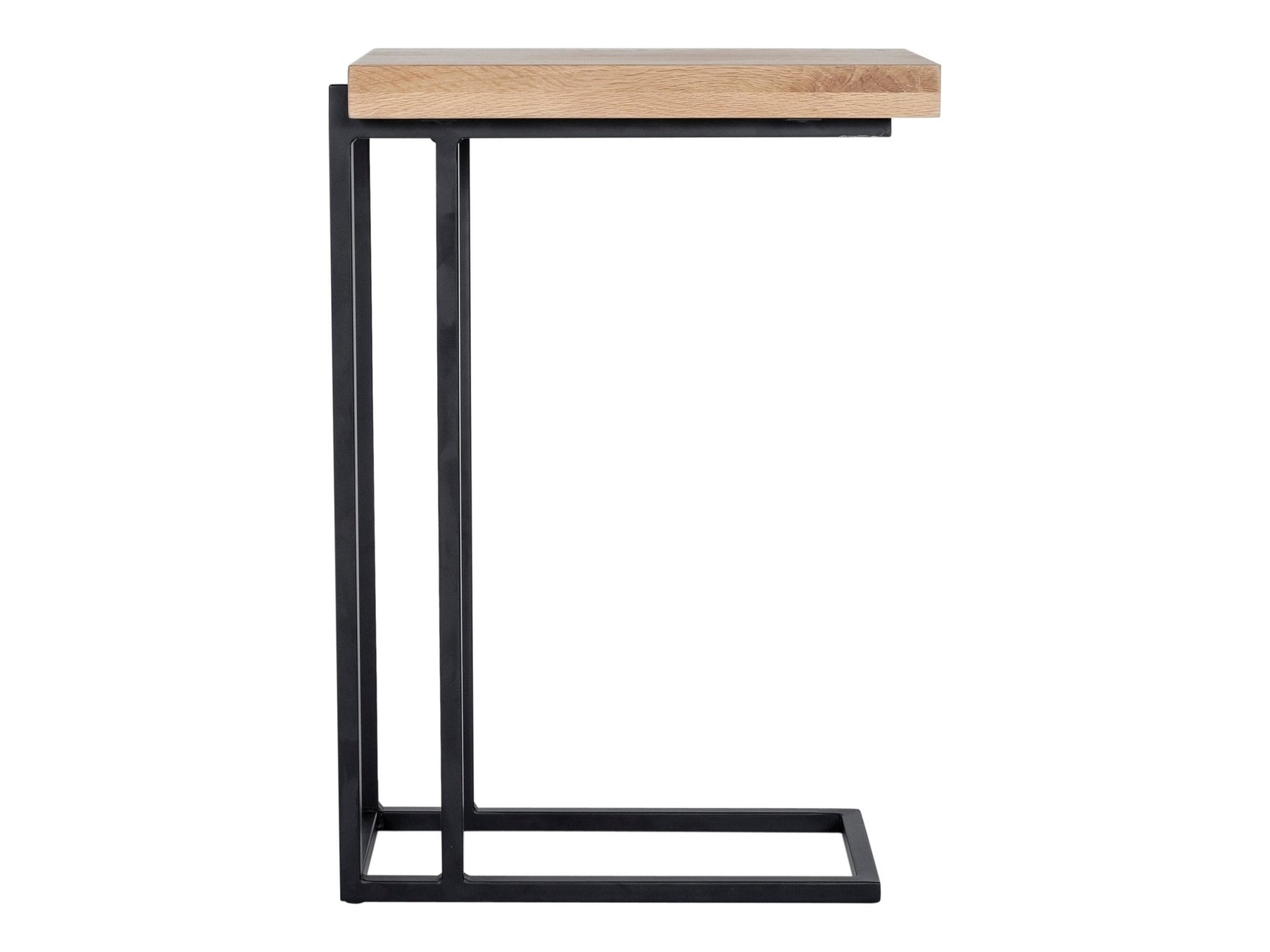 Mila Natural C Shaped Side Table - Ornate Home