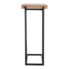 Mila Natural C Shaped Side Table - Ornate Home