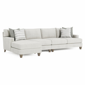 Mila Smoky Grey Sectional - Ornate Home