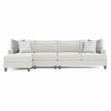 Mila Smoky Grey Sectional - Ornate Home