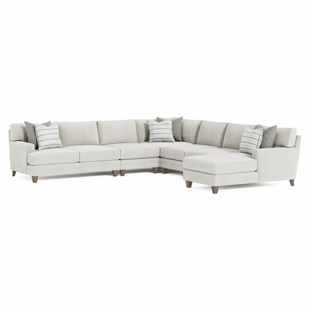 Mila Smoky Grey Sectional - Ornate Home