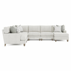 Mila Smoky Grey Sectional - Ornate Home