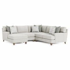 Mila Smoky Grey Sectional - Ornate Home