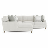 Mila Smoky Grey Sectional - Ornate Home