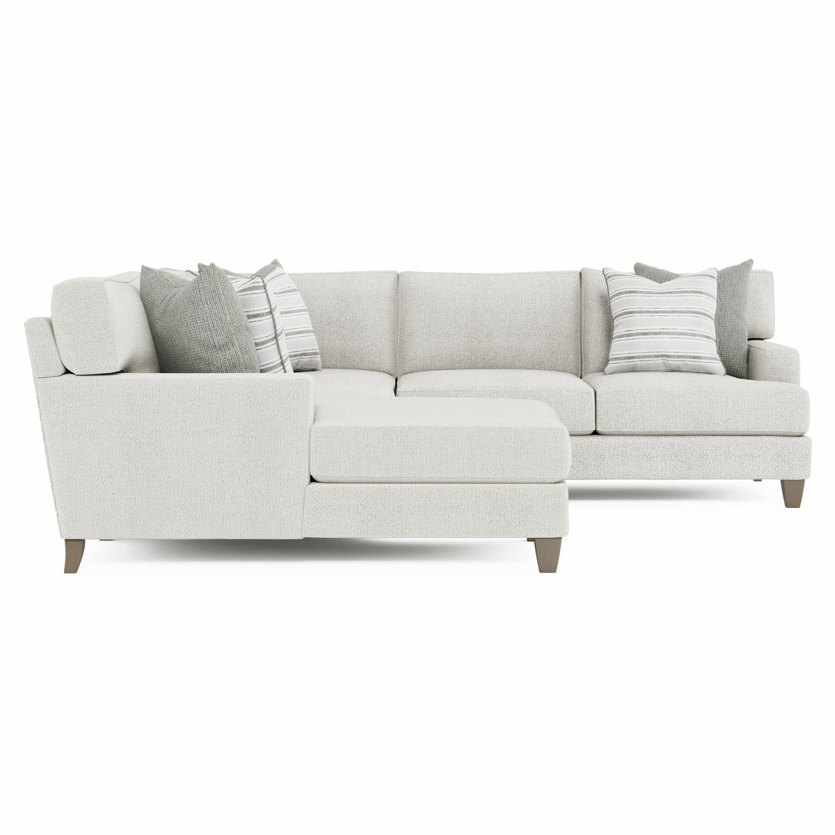 Mila Smoky Grey Sectional - Ornate Home