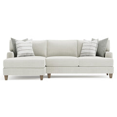 Mila Smoky Grey Sectional - Ornate Home