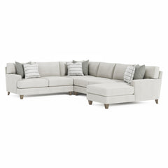 Mila Smoky Grey Sectional - Ornate Home