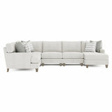 Mila Smoky Grey Sectional - Ornate Home