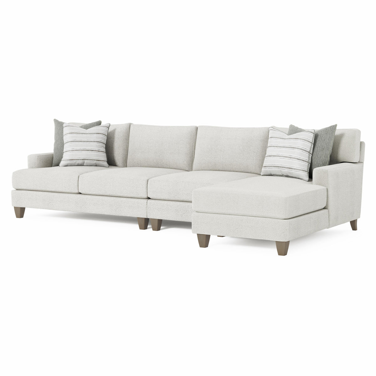 Mila Smoky Grey Sectional - Ornate Home