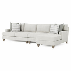 Mila Smoky Grey Sectional - Ornate Home