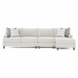 Mila Smoky Grey Sectional - Ornate Home