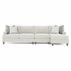 Mila Smoky Grey Sectional - Ornate Home