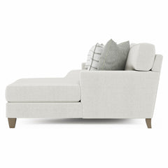 Mila Smoky Grey Sectional - Ornate Home